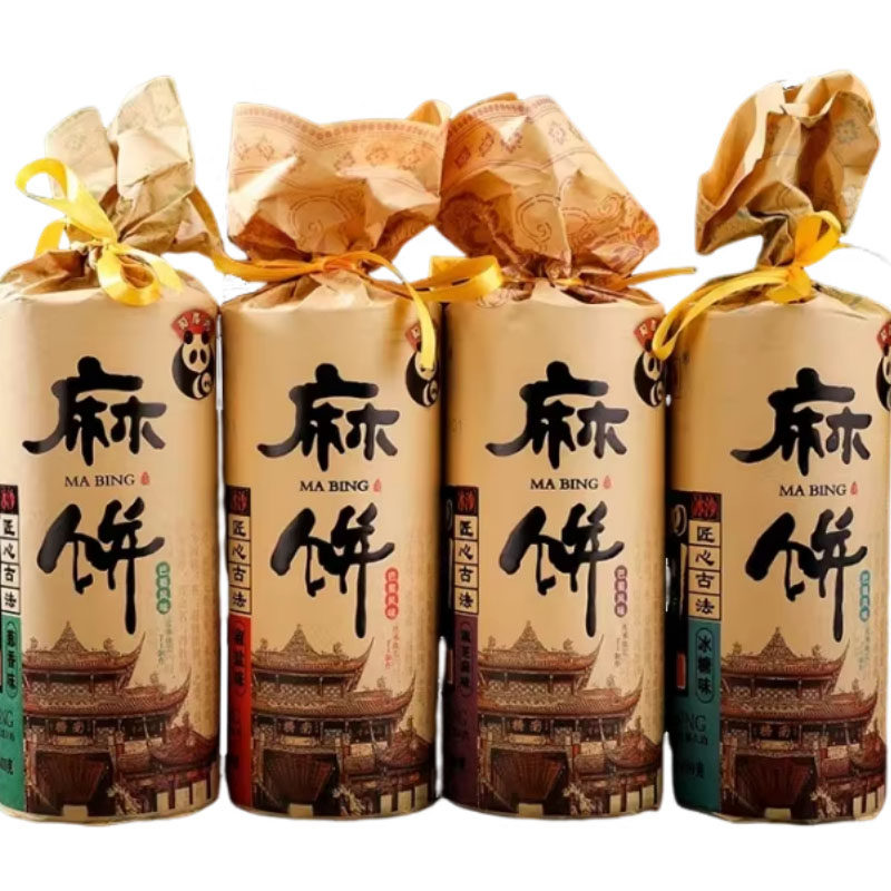 蜀都鸿成都麻饼400g四川特产椒盐味葱香味老式软香麻饼糕点零食