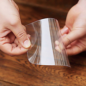 圆蛋糕裱花好帮手 刮面糊 5片 奶油刮板 透明软刮片半圆塑料刮板