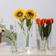 亚克力醒花桶花店专用透明塑料养花瓶法式大号插花桶家用深水鲜花
