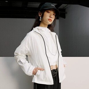 正品ADIDAS阿迪达斯女子夏季防晒衣轻薄透气速干休闲夹克JP0464