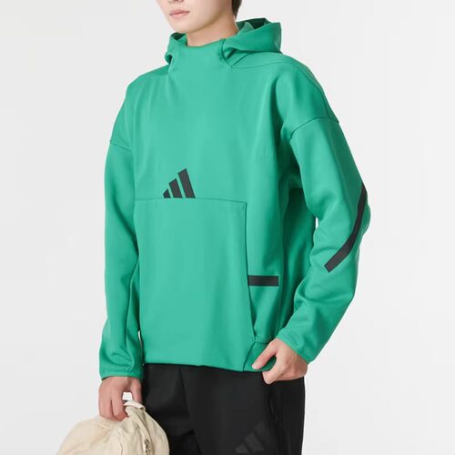 Adidas阿迪达斯男士卫衣春新款宽松连帽休闲运动套头衫正品JD6440