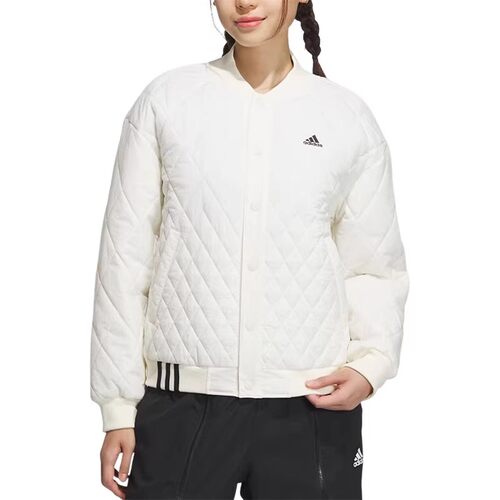 Adidas/阿迪达斯正品2026当季新款女子防风保暖运动棉服IK7630