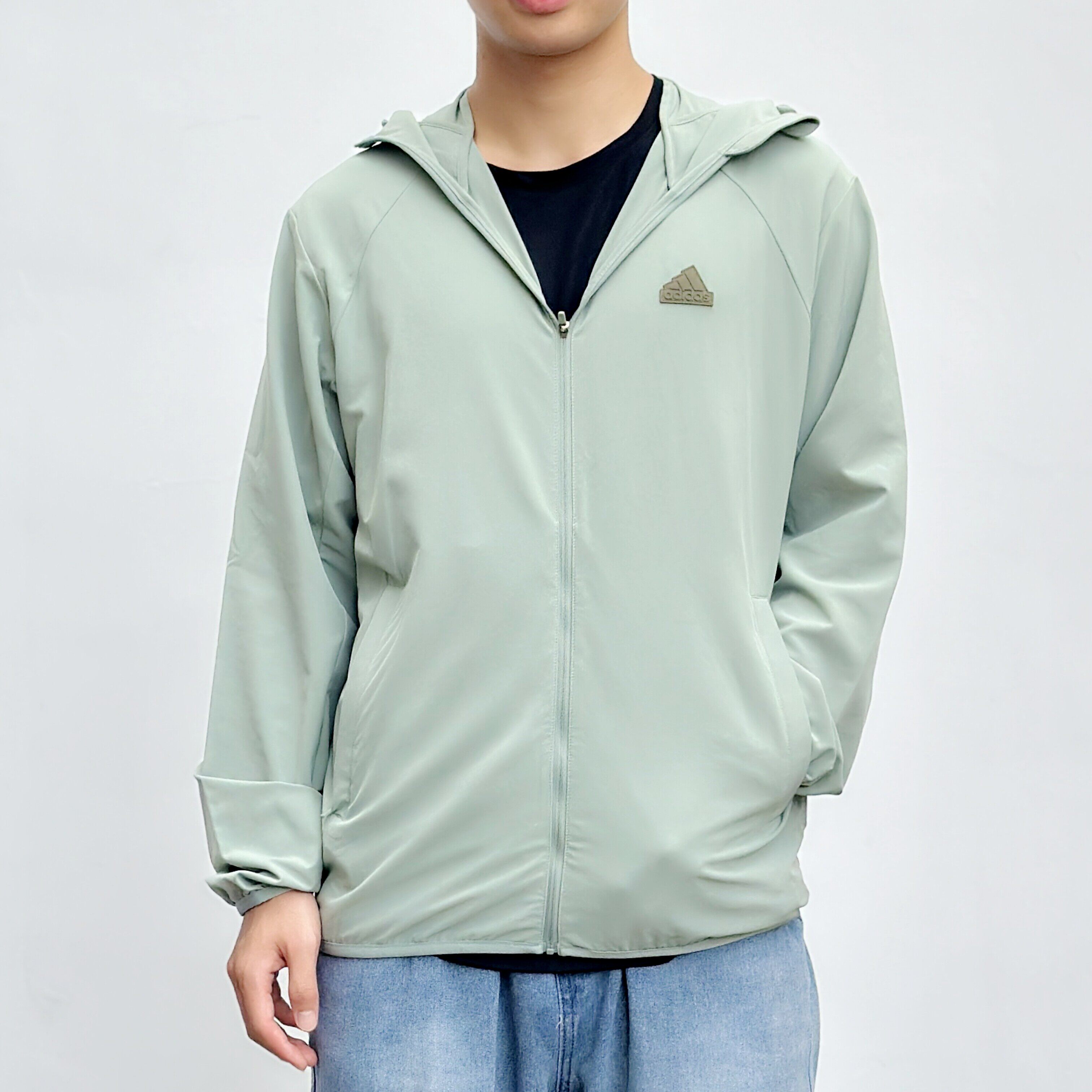 adidas阿迪达斯夏季男女防晒服薄款上衣快干透气夹克衫JJ1299
