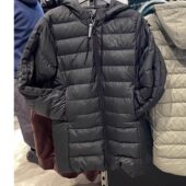 阿迪达斯男子中长款 JM4062 羽绒服三条杠纯色简约保暖外套JM4061