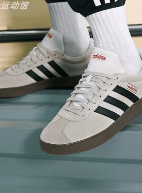 Adidas阿迪达斯VL COURT CLASSIC复古德训鞋t头鞋运动板鞋JS3003