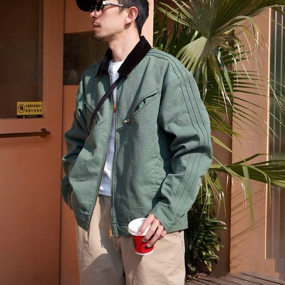 Adidas/阿迪达斯正品三叶草男女翻领保暖复古运动棉服JW9575