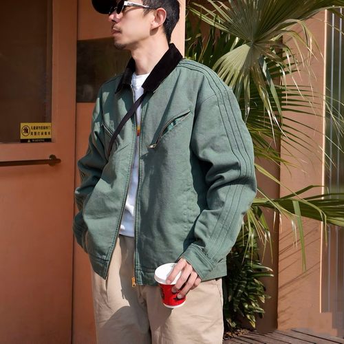 Adidas/阿迪达斯正品三叶草男女翻领保暖复古运动棉服JW9575