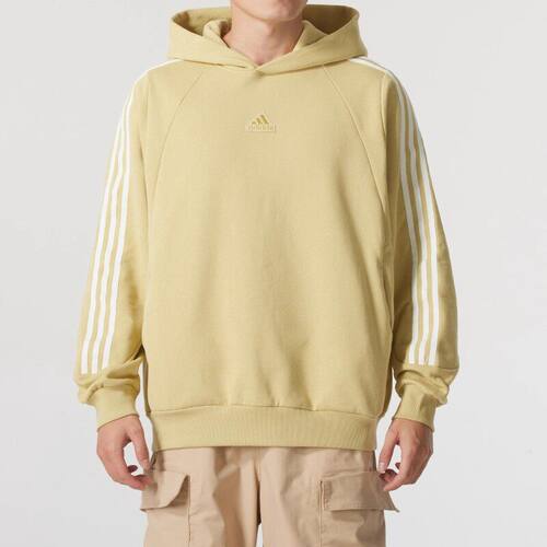 adidas阿迪达斯男子2026春季新款宽松连帽运动休闲纯棉卫衣JI6635