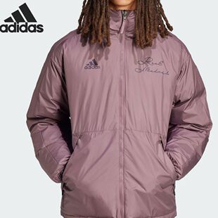 Adidas阿迪达斯2025冬季新款男子保暖双面穿运动休闲羽绒服IT3770