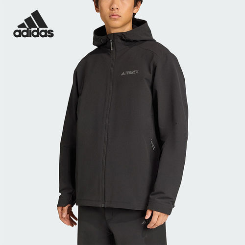 adidas阿迪达斯TERREX外套男子户外运动保暖防风夹克正品JV6233