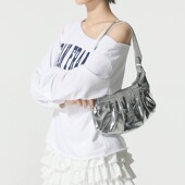 Adidas阿迪达斯单肩包三叶草女子时尚 运动休闲腋下包拎包KC2771