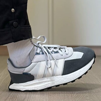 正品Adidas阿迪达斯三叶草男女情侣休闲鞋RETROPY E5运动鞋JQ0007