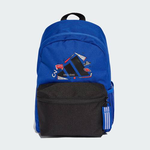 Adidas/阿迪达斯男女同款休闲大容量印花收纳运动双肩背包JM4465