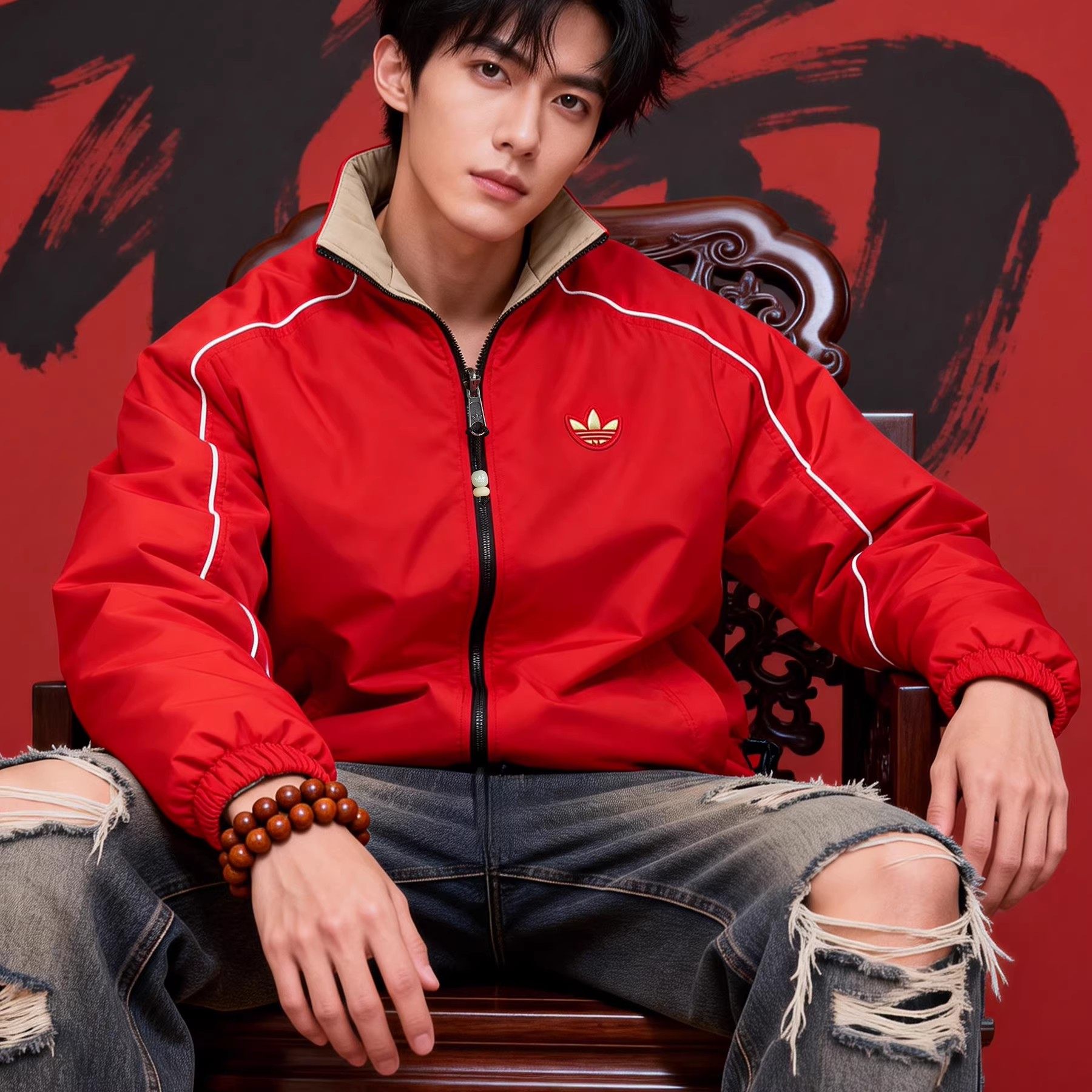 阿迪达斯三叶草棉服男女款新年系列冬季双面穿加厚棉袄外套KA0822,运动服/休闲服装,运动棉衣,淘宝优惠券,粉丝福利购,淘宝优惠卷