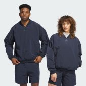 春季 Adidas 阿迪达斯篮球卫衣街头风运动V领宽松防风套头衫 IW5628