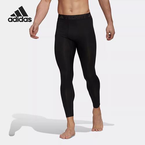 Adidas/阿迪达斯正品春新款男子运动休闲舒适训练紧身长裤 HM6061