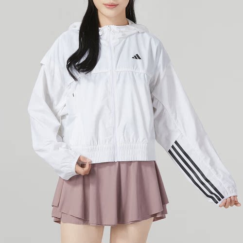 Adidas阿迪达斯女装连帽夹克