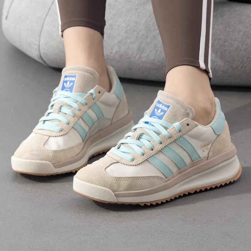 正品阿迪达斯三叶草SL 72 RTN女子低帮厚底运动鞋旅游鞋 IH7988