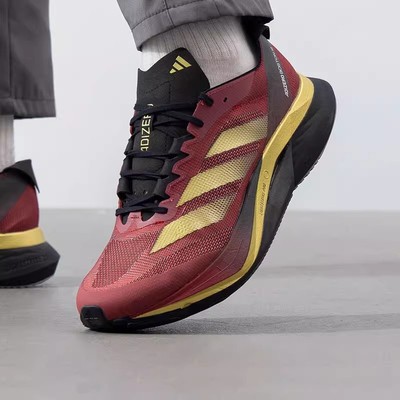 阿迪达斯ADIZERO BOSTON 10男子马拉松运动透气跑步鞋GY0928