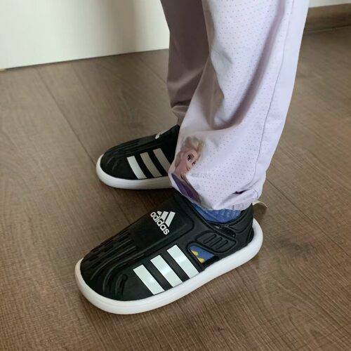 Adidas/阿迪达斯正品夏季新款儿童男女运动魔术贴包头凉鞋GW0384