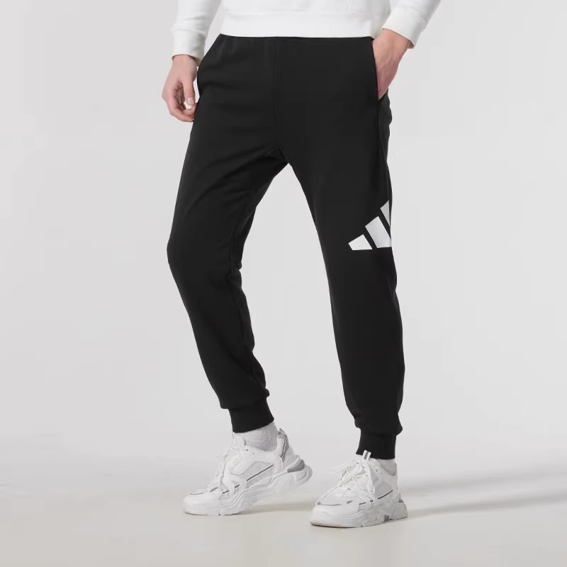 Adidas阿迪达斯运动裤男2026新款收口针织小脚篮球卫裤长裤IN6163