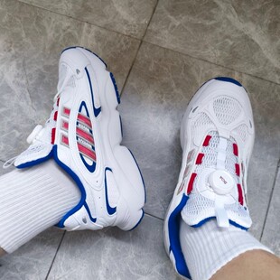 Adidas/阿迪达斯2026男女小童BOA网面透气缓震运动老爹鞋JR8365