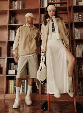 Adidas/阿迪达斯正品三叶草男女2026经典复古运动连帽外套KB1943