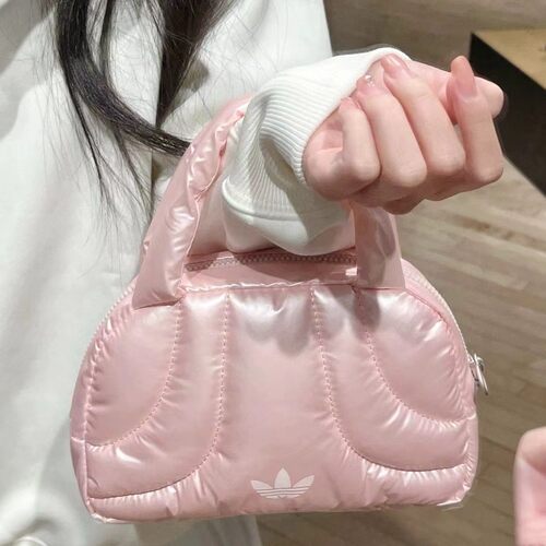 阿迪达斯Adidas三叶草女子复古休闲迷你拎包手提包 正品IY7040