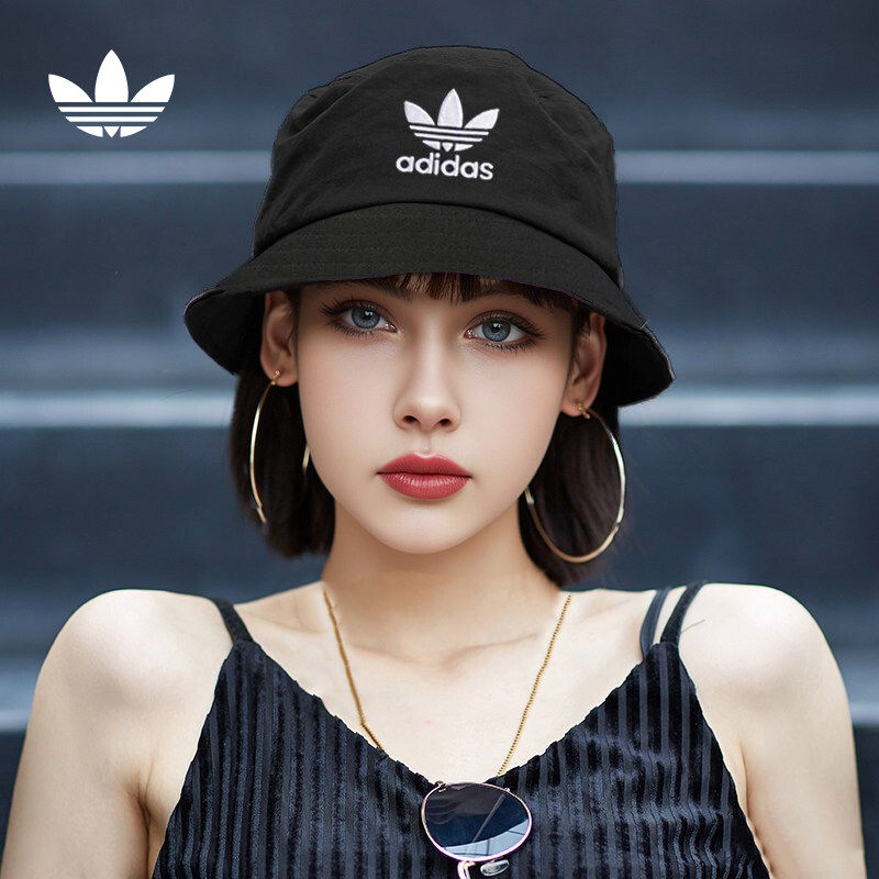 adidas/阿迪达斯三叶草春季男女运动休闲帽时尚渔夫帽帽子 AJ8995