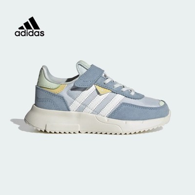 阿迪达斯童鞋正品三叶草男女儿童RETROPY魔术贴运动跑鞋JP7030