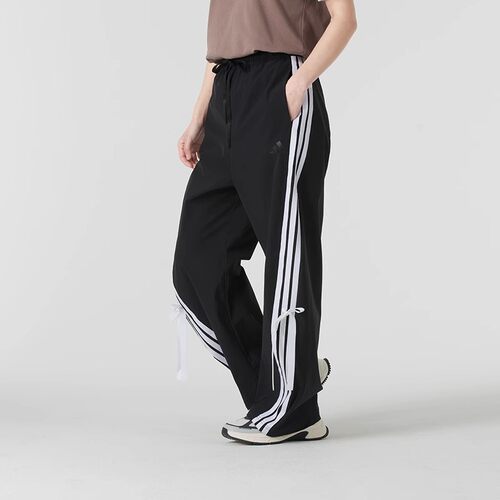 Adidas阿迪达斯正品女裤秋季宽松高腰休闲运动裤辣妹香蕉裤JY7666