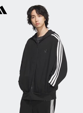 Adidas阿迪达斯男装2026春季新款ST 3ST KN TT运动休闲外套JL6077