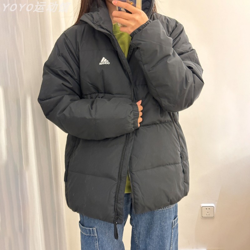 阿迪达斯男女加厚保暖防风羽绒服