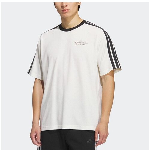Adidas/阿迪达斯男子短袖三条杠华夫格舒适透气半袖T恤正品KF2472