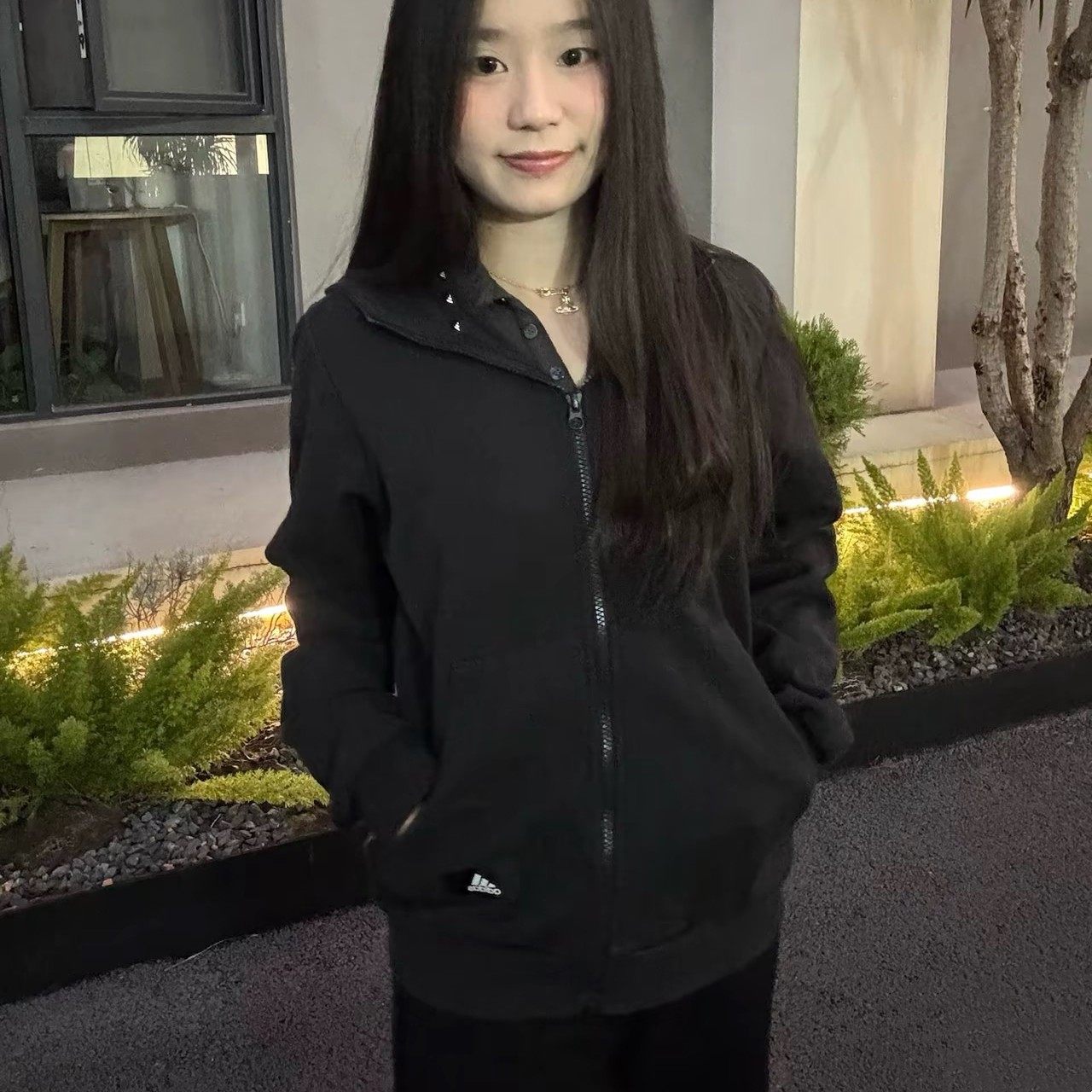 阿迪达斯外套男女2026春季新款针织训练连帽黑色运动夹克HA1416,运动服/休闲服装,运动茄克/外套,淘宝优惠券,粉丝福利购,淘宝优惠卷