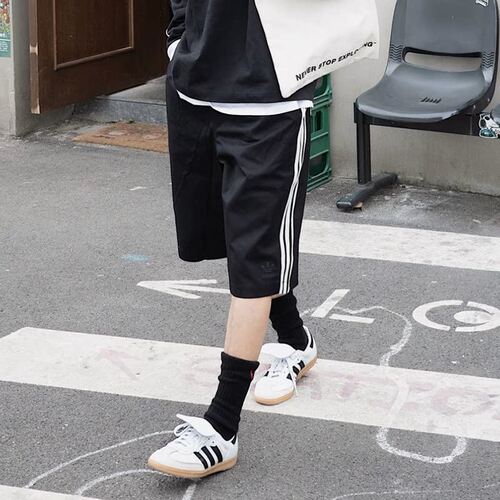 Adidas/阿迪达斯正品三叶草男士夏季简约宽松训练运动短裤JN5823