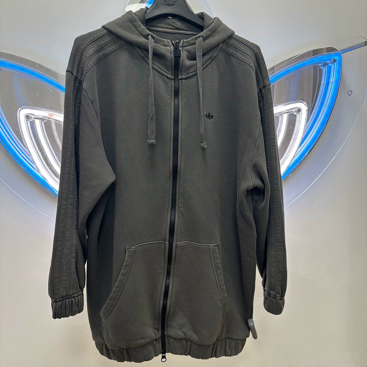 Adidas/阿迪达斯正品三叶草女士2026运动针织休闲宽松外套JD0054
