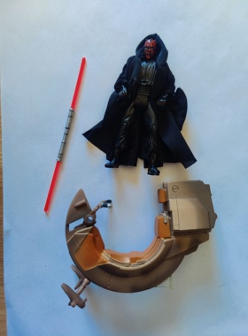 Kenner星球大战3.75达斯摩尔飞行器套装可动人偶手办模型玩具