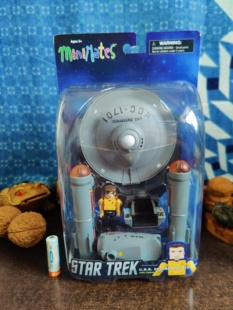 Minimates startrek星际迷航企业号寇克船长人偶模型积木人玩具