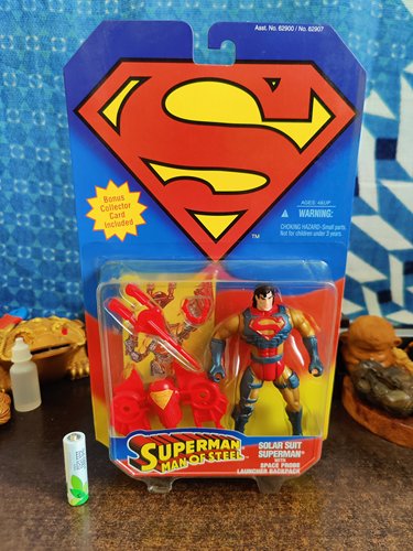 Kenner DC钢铁之躯太阳能超人可动人偶手办模型公仔摆件景品玩具