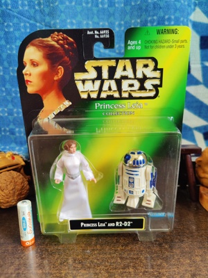 Kenner星球大战3.75寸R2D2和莱雅公主可动人偶手办模型公仔玩具