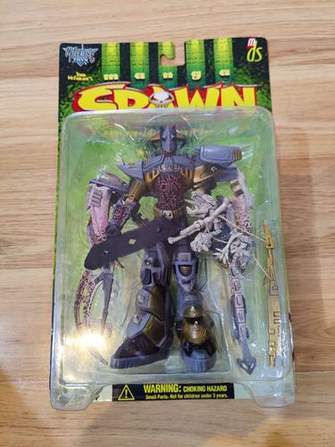 麦克法兰再生侠spawn可动人偶手办模型公仔摆件景品玩具一盒现货