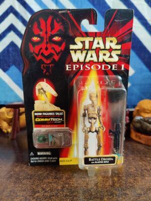 Kenner星球大战3.75寸魅影危机机器人战损可动人偶手办模型玩具