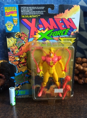 绝版 1994 正版 Toybiz X-men X战警 Pyro 火人手办模型公仔玩具