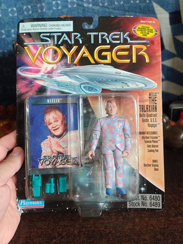 Star trek星际迷航银河飞龙voyager中古可动人偶手办模型玩具现货