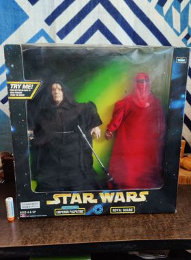 Kenner绝版星球大战1/6帕尔帕庭和红色禁卫军12寸可动人偶套装