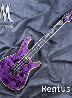 Mayones Regius7 Purple Flamed 波兰手工电吉他【多利乐器】