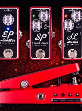 XOTIC 红色限量款 EPboost SP压缩 WAH哇音踏板【多利乐器】