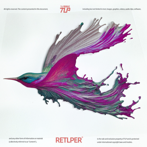 RETLPER镂空雷燕鸟展翅防水车贴
