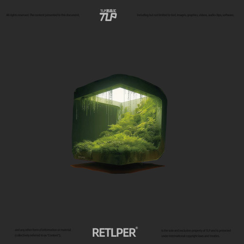 RETLPER反光车贴 原创 宁静空间 悬浮感非立体 汽摩防水平面贴纸